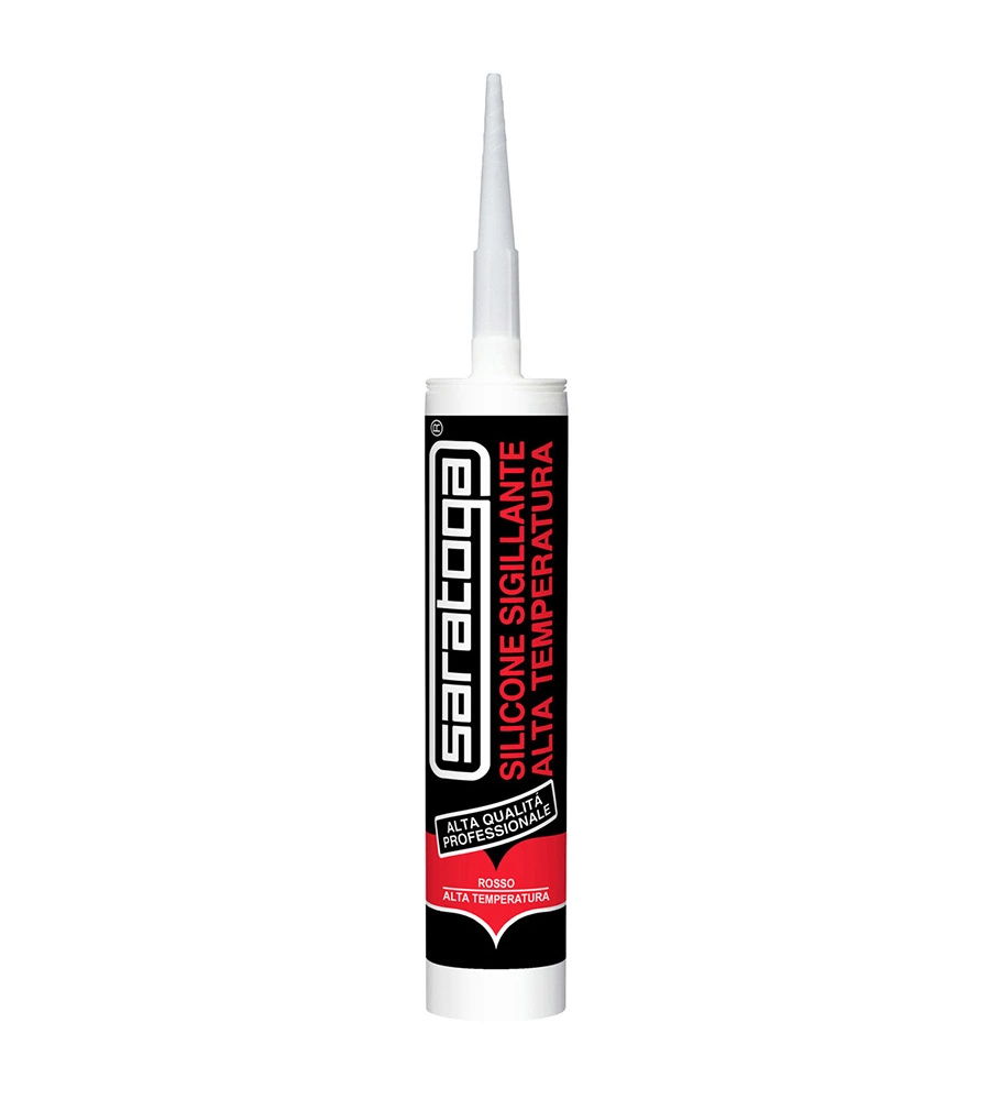 SILICONE ALTE TEMPERATURE ROSSO 280 ML - SARATOGA.